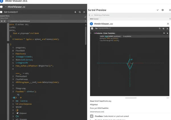 HtmlViewer.cc interface with code and instant preview.