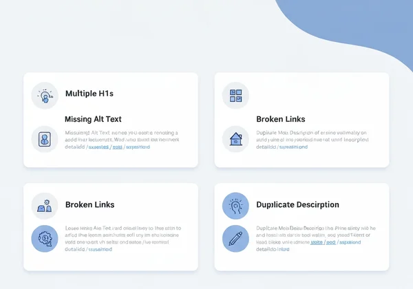 Checklist of common SEO HTML errors